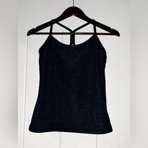 Interval Racerback Cropped Tank Top Yoga Pilates Workout‎ Gym Athleisure Women L